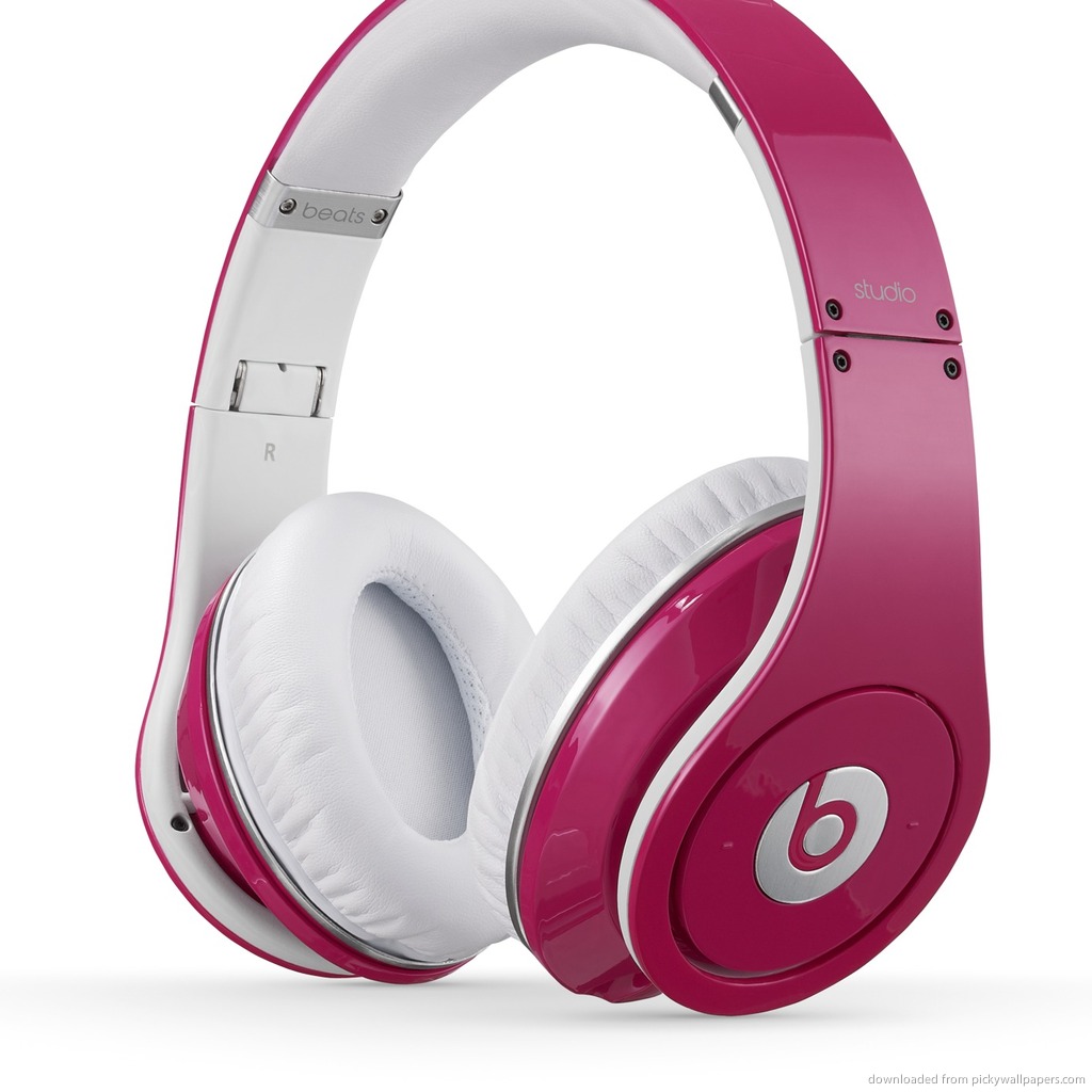 beats by dre pink headphones
